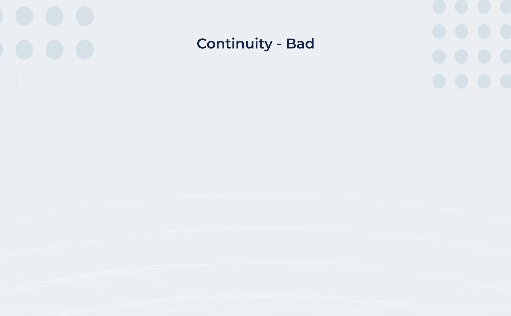 Bad continuity